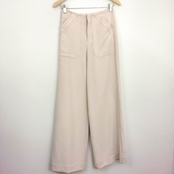STAUD Pants - Staud Wide Leg Cream Pants 2